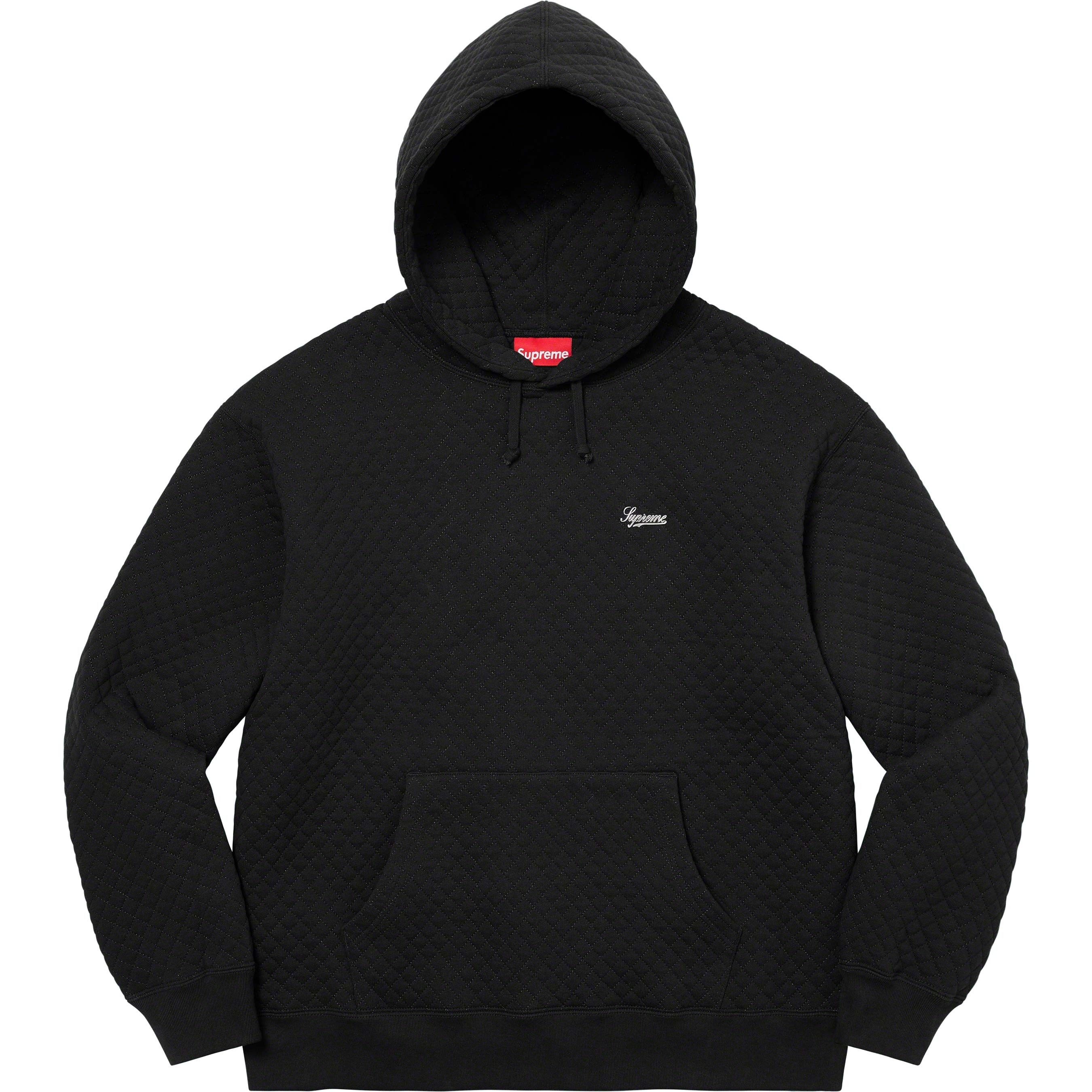 Micro Quilted Hooded Sweatshirt view 8